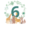 6th Anniversary - Sixth Anniversary Animals