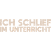 Ich Schlief Im Unterricht