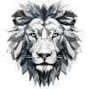 Lion géométrique