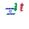 Israel Italy Flag Italian Israeli