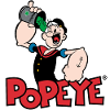 Popeye Eating Spinach Logo