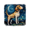 Beagle Van Gogh nuit étoilée