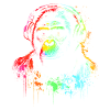 Rainbow Gorilla Headphones