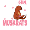 Retro muskrat