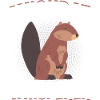 Retro muskrat