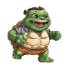 Funny Laughing Turtle - Cheerful Design