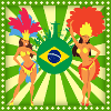 Samba T-shirt - Brazil-Brasil- Brazil