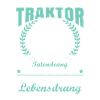 Ich fahre meinen Traktor