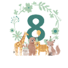 8 års jubilæum - ottende jubilæum dyr