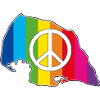 Insel Fehmarn Love Peace Rainbow