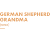Berger allemand Grand-mère Définition