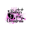 Baby Pink First Christmas
