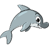 Cartoon Dolphin
