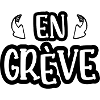 en grève