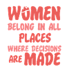 Feminist Women Belong In All