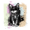 Cat with sunglasses