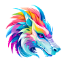 Rainbow Dragon Head