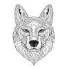 Dog Mandala Style Design
