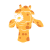 Drôle de girafe