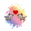 Cat Comic Couple Love
