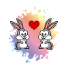 Bunny Comic Couple Love