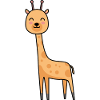 Giraffe Comic Animal
