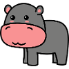 Hippopotamus Comic Animal