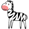Zebra Comic Animal
