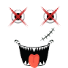 Design effrayant d’Halloween