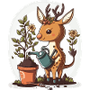 Green-Thumb Deer