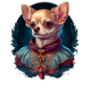 Chihuahua - Dame Anglaise Robe Chien
