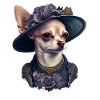 Chihuahua - Dame Anglaise Robe Chien