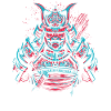 Samurai Krieger Kunst
