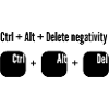 Ctrl Alt Delete negativity