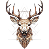 Deer Geometric
