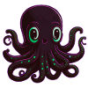 Happy Pink Octopus