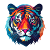 bunter Tiger