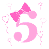 5th birthday girl