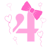 4e anniversaire fille