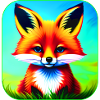 Niedlicher bunter Fuchs