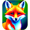 Niedlicher bunter Fuchs