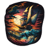 Sailing ship on rough seas