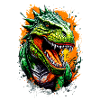 Dinosaure agressif T Rex