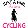 Radfahrerin Spruch Radfahren Geschenk Mädchen