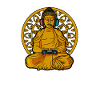 Buddha with Gamepad Spiritual Game
