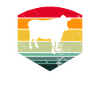 Cadeau rétro Cow Farmer