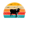 Cow Farmer Retro Gift