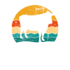 Cow Farmer Retro Gift