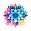 Buntes Blüten Design