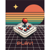 Gaming Retro Design - Play!